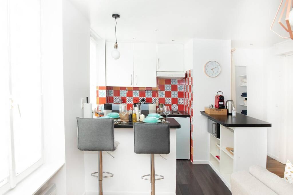 Coeur De Ville Enghien Les Bains - 2 Pieces Lumineux Et Chaleureux - 15 Min De Paris Ngoại thất bức ảnh