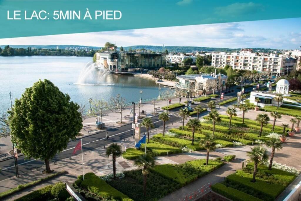 Coeur De Ville Enghien Les Bains - 2 Pieces Lumineux Et Chaleureux - 15 Min De Paris Ngoại thất bức ảnh